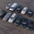 Diverse Array Of Different Car Models Featuring Sedans SUVs And Commercial Vans