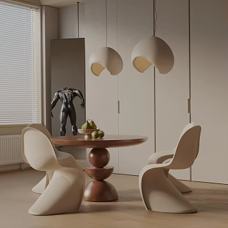 Modern table combination 3d model