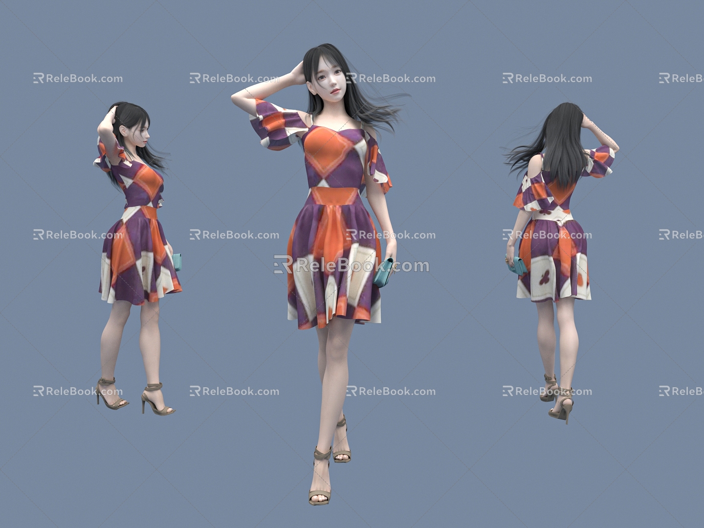 Beautiful woman figure girl woman woman 3d model