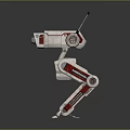 Robot Number Five Robot Sci-Fi Robot Character 3d model