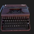 Vintage Royal Industrial Equipment with Dark Brown Keyboard and Classic Roller Design