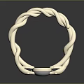 Stylish Elegant Silver Ring With Twisted Design And Central Round Gemstone