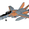 Sci-fi fighter plane Sci-fi fighter plane 3d model