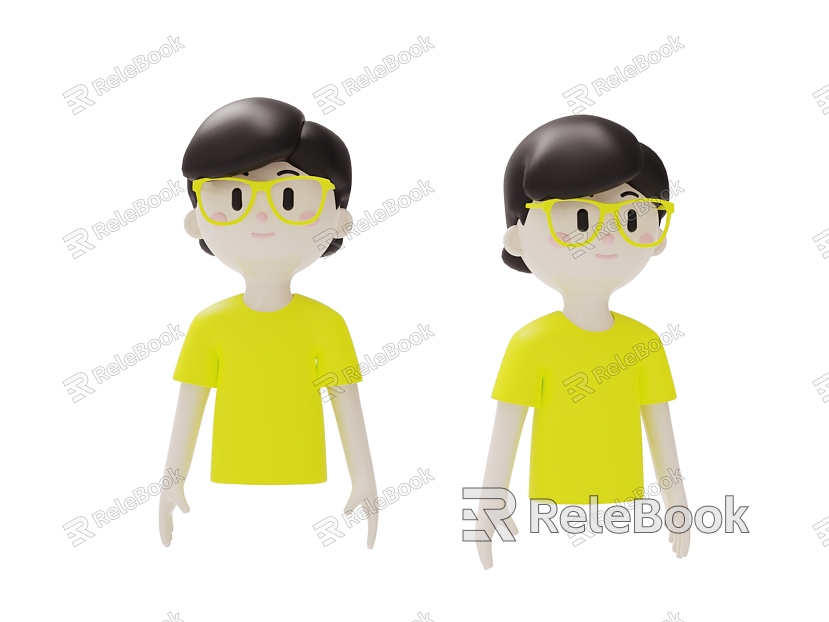 character cartoon model