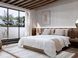Japanese Guest Room Homestay Guest Room 3d model
