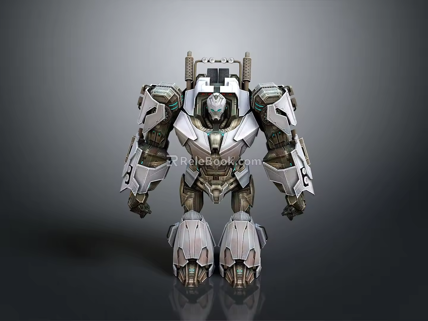 Mech Warrior Mech Soldier Machine Battlearm Mechanical Battlearm Machine Fighter Robot 3d model