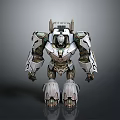 Mech Warrior Mech Soldier Machine Battlearm Mechanical Battlearm Machine Fighter Robot 3d model