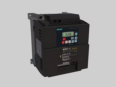 Industrial Control Equipment With Digital Display Screen Control Buttons And Parameter Monitoring 3d model