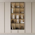 Bookcase Bookshelf Display Cabinet Book Ornaments Multifunctional Decorative Cabinet Combination Bookcase Open Bookcase 3d model