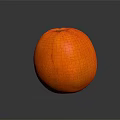 Fresh Vibrant Orange Fruit On Black Surface With Clear Reflection