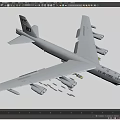 Advanced U.S. Air Force Fighter Jet with Underwing Missiles and Military Insignia
