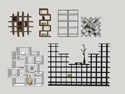 Modern Bookshelf Bookcase Bookshelf 3d model Modern Bookshelf Bookcase Bookshelf 3d model