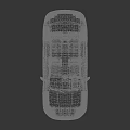 Silver Modern Sedan Car With Sleek Design Front Grille And Alloy Wheels