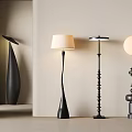 Modern retro creative floor lamp 3d model