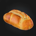 Freshly Baked Golden Brown Artisan Bread With Shiny Crust And Soft Interior