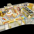 Colorful Indoor Playground Equipment With Slides Climbing Frames And Ball Pits