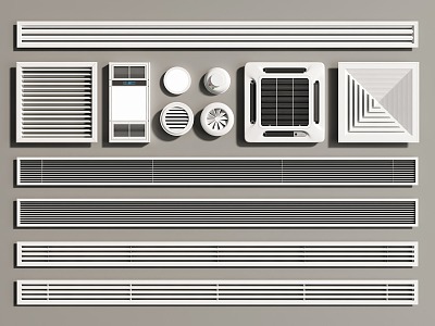 Modern air conditioning air outlet air conditioning outlet central air conditioning aluminum gusset plate model