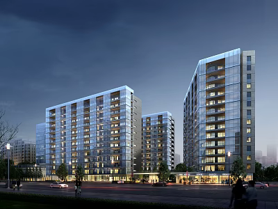 Modern Chuangzhi Hotel Apartment 3d model