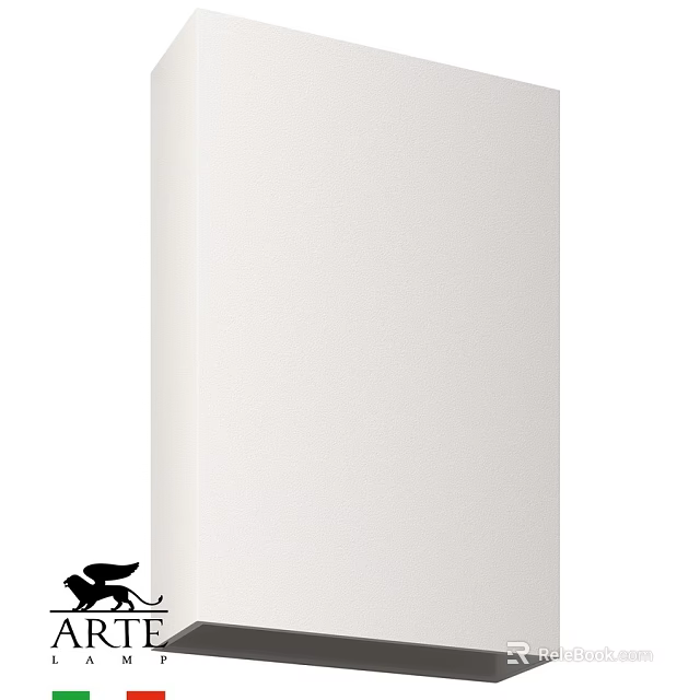 White Outdoor Wall Light With Sleek Design For Exterior Home Decoration 3d model 