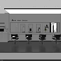 Modern Minimalist Bright Hair Salon Interior Design With Comfortable Styling Chairs And Large Wall Mirrors