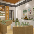 Agricultural Exhibition Hall With E-commerce Boosting Industry Development Photography Equipment Green Plants And Wooden Walls