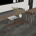 Modern coffee table 3d model