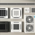 Air conditioner external unit central air conditioner ceiling air conditioner ceiling air conditioner ceiling air conditioner 3d model