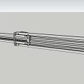 Stainless Steel Retractable Clothes Drying Rack With Multiple Hanging Bars