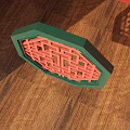 New Chinese-style openwork window classical window 3d model