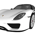 Modern Silver Sports Cars Showcasing Sleek Exterior Design From Multiple Angles