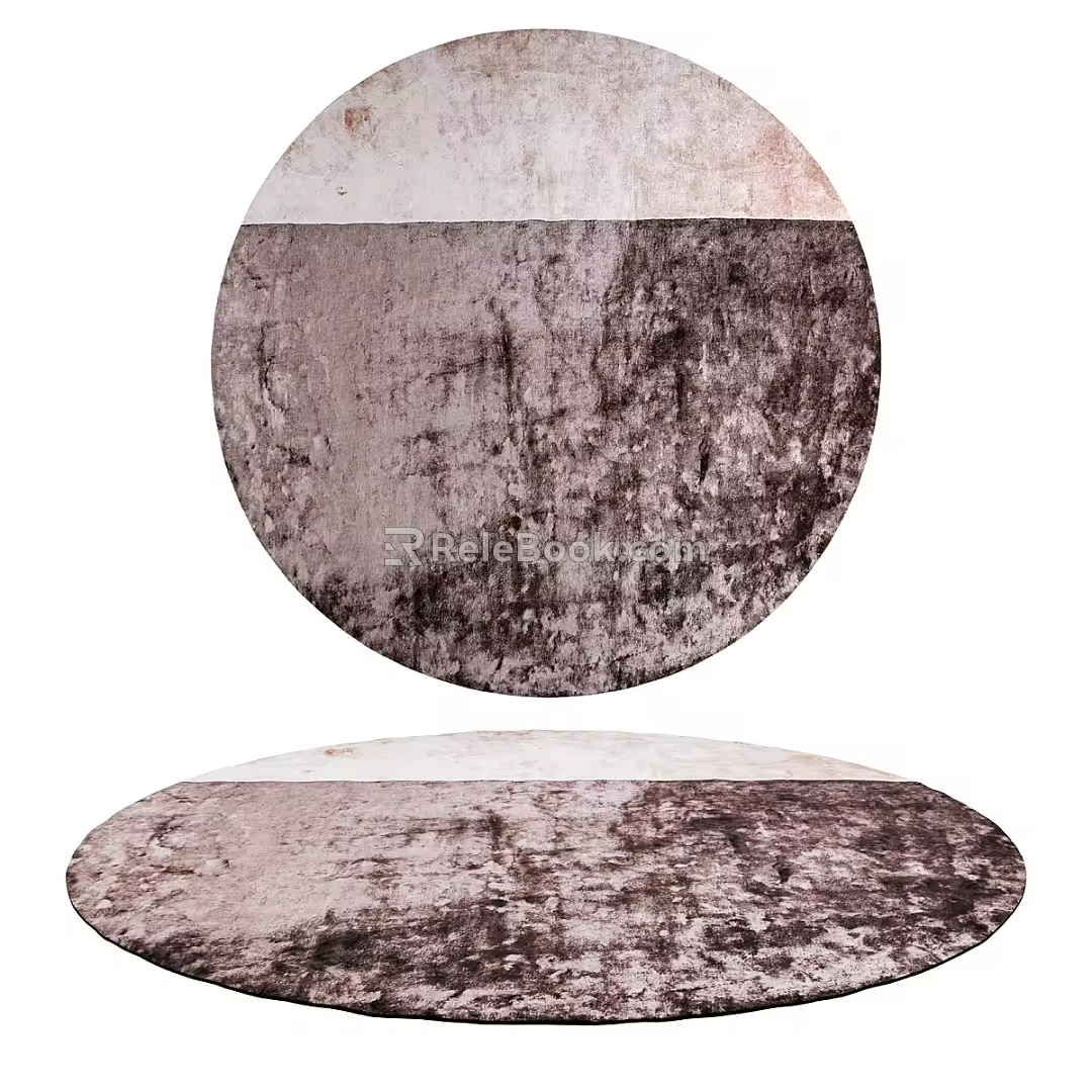 Modern minimalist carpet 3d model