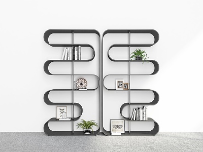 Bookshelf Ornaments Bookshelf Decorative Storage Rack Decorative Rack Bookshelf Shelf model