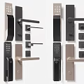 Modern Door Handles With Keypad And Various Designs For Home Security