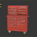 Modern Toolbox Large Toolbox Iron Box Iron Box Iron Trunk Box 3d model