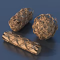 Household Woven Items With Different Shapes Beige Color And Textured Surface For Daily Use