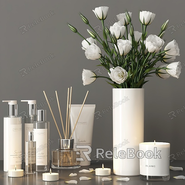 Modern Toiletries Aromatherapy Bath Cosmetics Skincare Products model