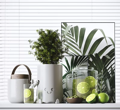 Modern Ornaments Combination Decorative Ornaments 3d model Modern Ornaments Combination Decorative Ornaments 3d model