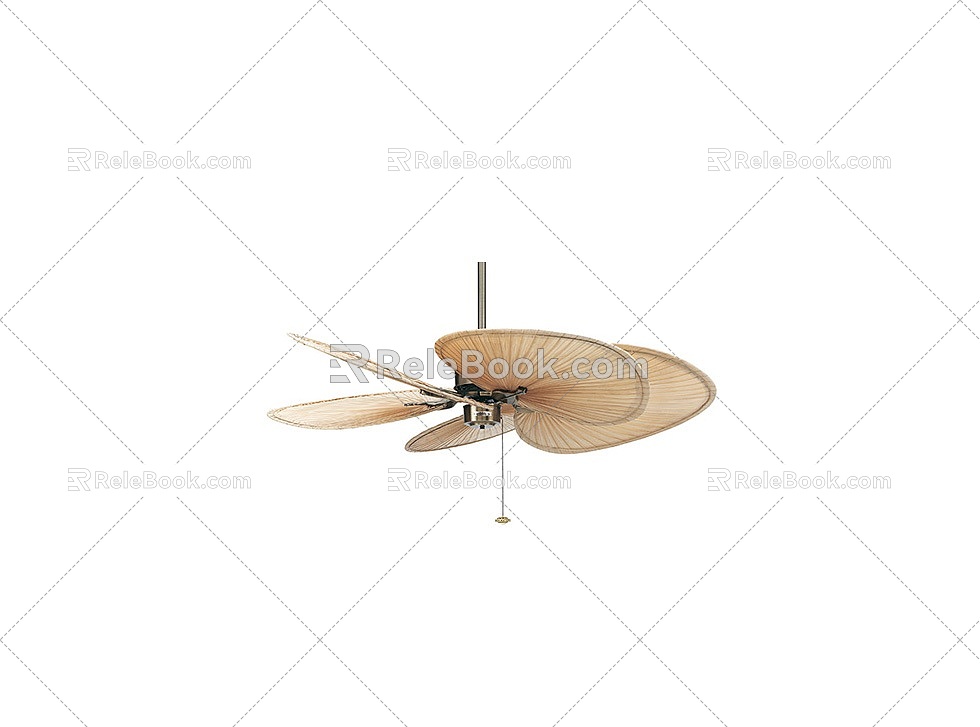 Modern ceiling fan modern ceiling fan 3d model