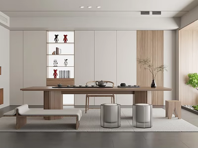 New Chinese Tea Room 3d model