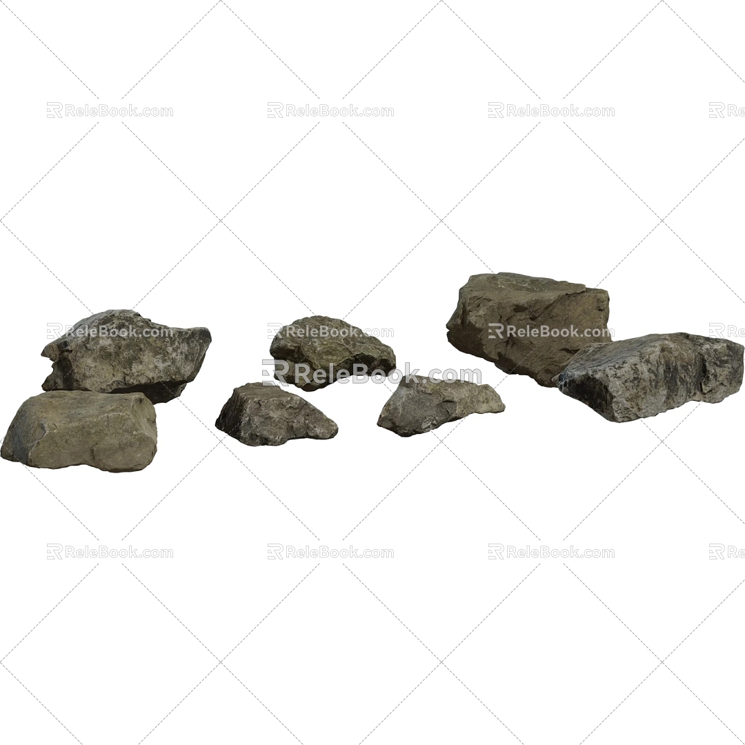 Stone 3d model