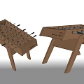 Modern Wooden Foosball Tables With Minimalist Design And Sturdy Legs For Indoor Play