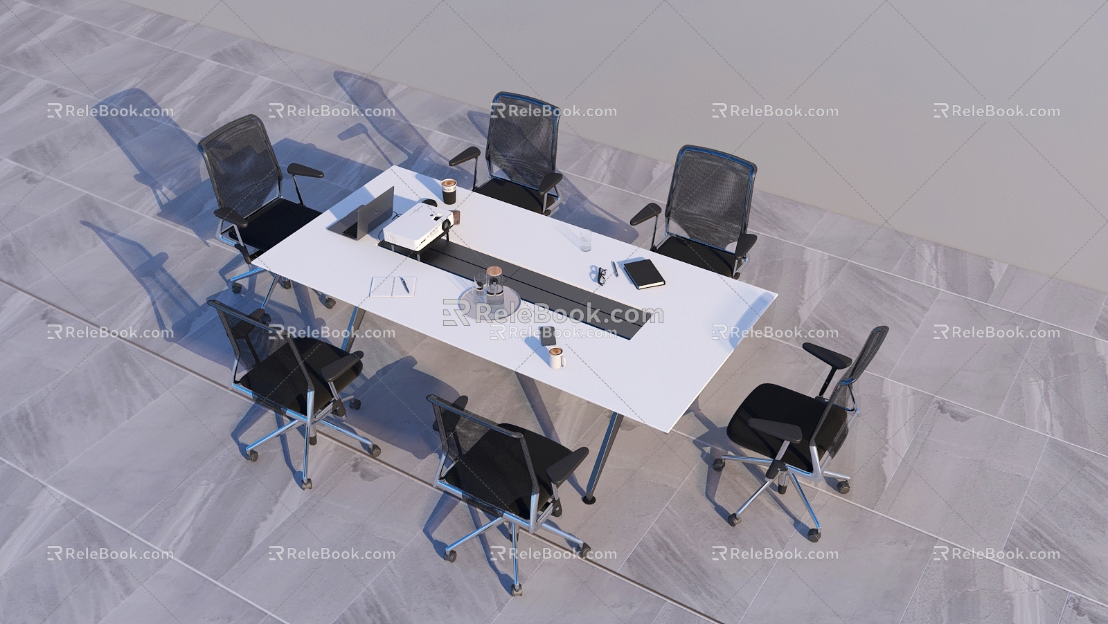 Conference table 3d model