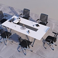 Conference table 3d model