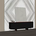 Modern Side Cabinet 3d model