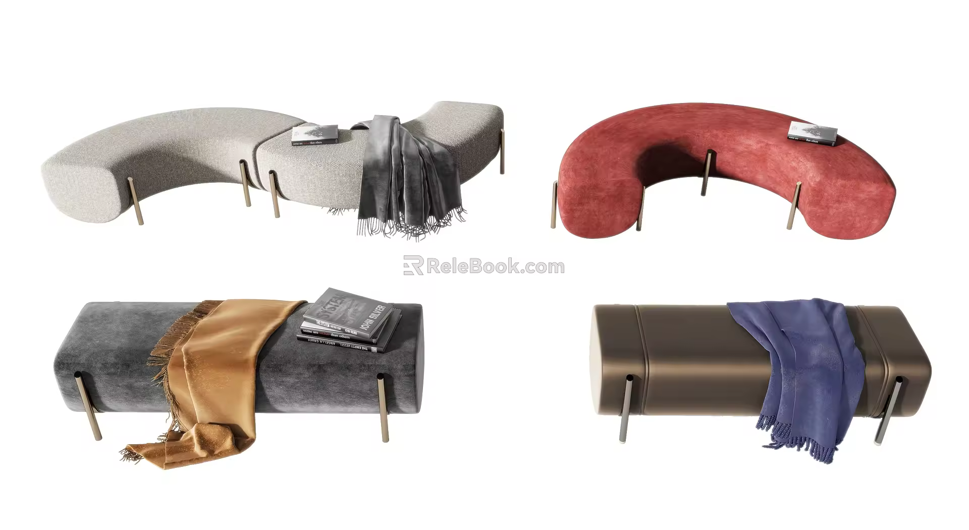 Modern Sofa Bench Sofa Bench 3d model