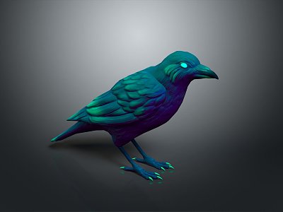 bird game animal cartoon animal realistic animal 3d model