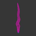 Detailed Reptile Tail With Ridged Wrinkled Surface On Dark Textured Backdrop