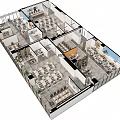 Modern Well Planned Office Layout With Open Workstations Private Rooms And Multiple Functional Meeting Spaces