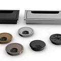 Modern Desktop Socket Covers In Various Colors And Shapes For Home Office
