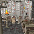Medieval Torture Chamber With Chains Flames Torture Devices And Brick Walls